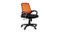 Parry Office Chair (Black & Orange) by Urban Ladder - Cross View Design 1 - 466629