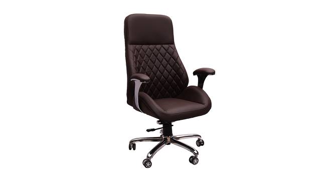 Patrick Office Chair (Brown) by Urban Ladder - Cross View Design 1 - 466631