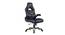 Niagara Gaming Chair (Black & Blue) by Urban Ladder - Cross View Design 1 - 466633