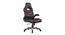 Niagara Gaming Chair (Black & Red) by Urban Ladder - Cross View Design 1 - 466637