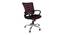Pierre Office Chair (Maroon) by Urban Ladder - Cross View Design 1 - 466646