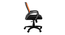 Parry Office Chair (Black & Orange) by Urban Ladder - Design 1 Side View - 466651