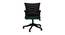Mayotte Office Chair (Black & Dark Green) by Urban Ladder - Design 1 Side View - 466664