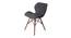 Prisma Dining Chair (Black) by Urban Ladder - Design 1 Side View - 466670