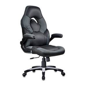 Study Chair Design Seymour Gaming Chair (Black & Grey)