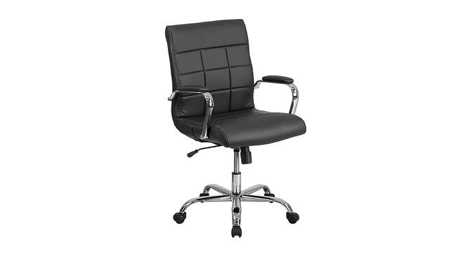 Santiago Office Chair (Black) by Urban Ladder - Front View Design 1 - 466718