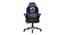 Seymour Gaming Chair (Black & Blue) by Urban Ladder - Front View Design 1 - 466726