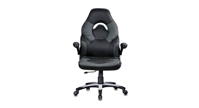 Seymour Gaming Chair (Black & Grey) by Urban Ladder - Front View Design 1 - 466727