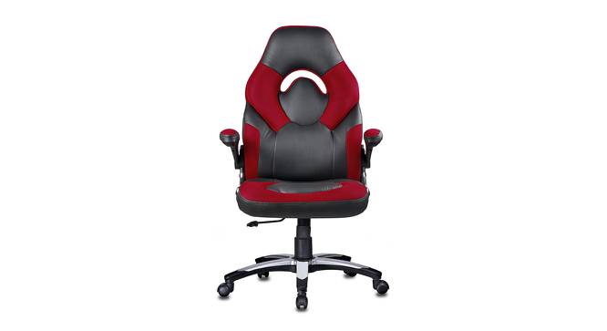 Seymour Gaming Chair (Black & Red) by Urban Ladder - Front View Design 1 - 466730