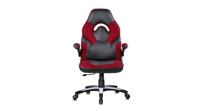 Seymour Gaming Chair (Black & Red) by Urban Ladder - Front View Design 1 - 466730