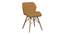 Prisma Dining Chair (Dark Grey) by Urban Ladder - Front View Design 1 - 466734