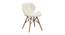 Prisma Dining Chair (White) by Urban Ladder - Front View Design 1 - 466739