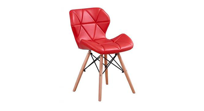 Prisma Dining Chair (Red) by Urban Ladder - Front View Design 1 - 466741
