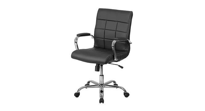 Santiago Office Chair (Black) by Urban Ladder - Cross View Design 1 - 466742