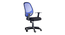 Scotia Office Chair (Black & Blue) by Urban Ladder - Cross View Design 1 - 466747