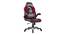 Seymour Gaming Chair (Black & Maroon) by Urban Ladder - Cross View Design 1 - 466752