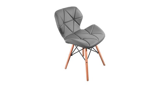 Prisma Dining Chair (Light Grey) by Urban Ladder - Cross View Design 1 - 466756