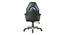 Seymour Gaming Chair (Black & Blue) by Urban Ladder - Rear View Design 1 - 466780