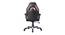 Seymour Gaming Chair (Black & Maroon) by Urban Ladder - Rear View Design 1 - 466782
