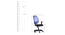 Scotia Office Chair (Black & Blue) by Urban Ladder - Design 1 Dimension - 466793