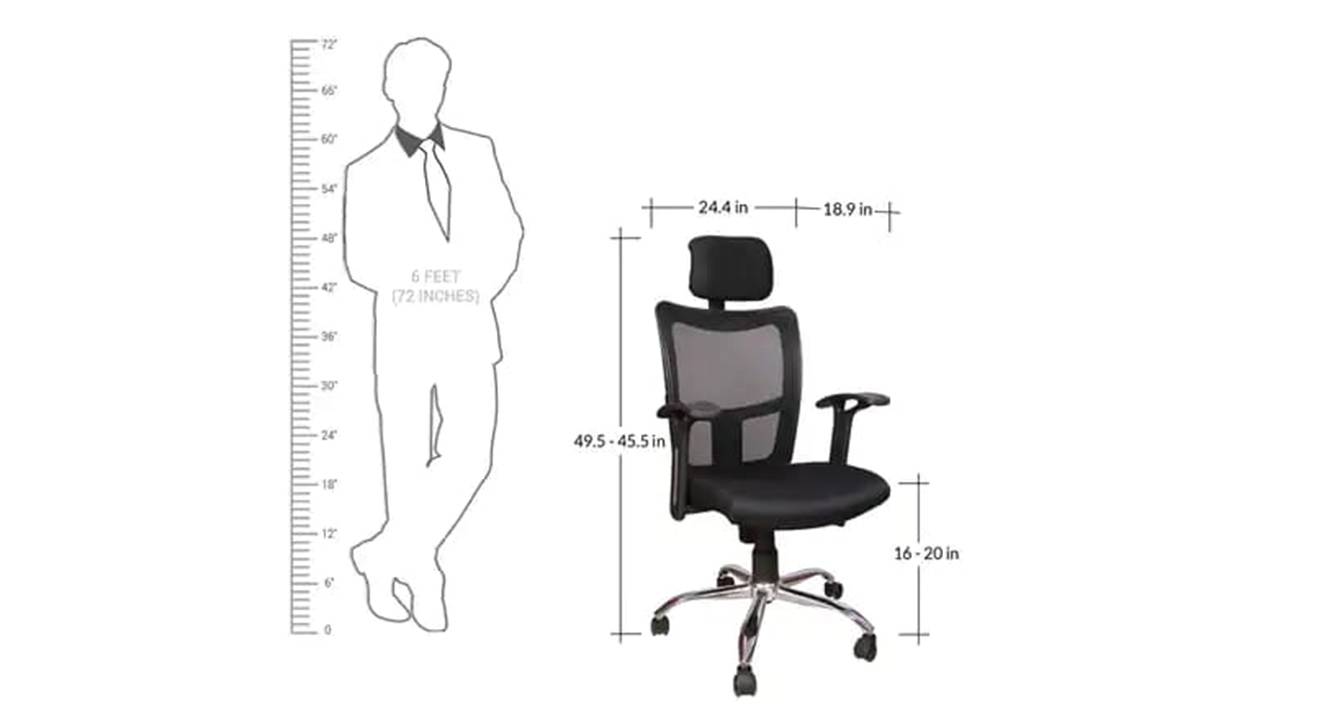 Sable office chair black 6