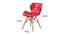 Prisma Dining Chair (Red) by Urban Ladder - Design 1 Dimension - 466803