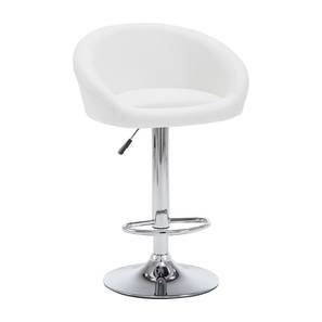 Vida Leatherette Bar Stool in White Colour