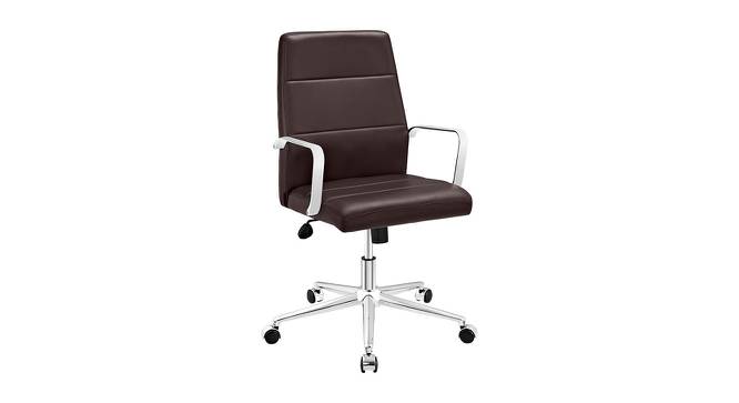 Somerset Office Chair (Brown) by Urban Ladder - Front View Design 1 - 466824