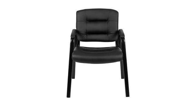 Tierra Study Chair (Black) by Urban Ladder - Front View Design 1 - 466825