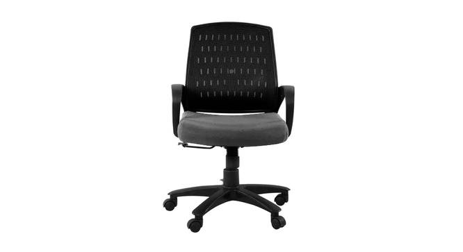 Tahiti Office Chair (Brown) by Urban Ladder - Front View Design 1 - 466826