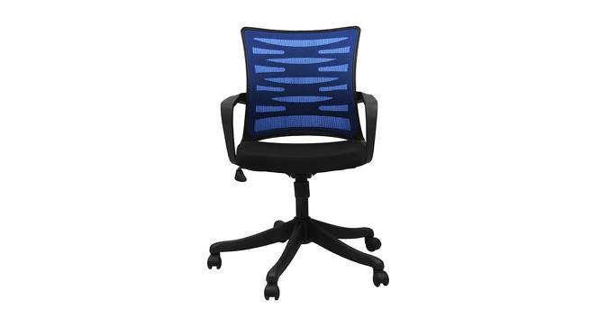 Tubuai Office Chair (Blue) by Urban Ladder - Front View Design 1 - 466827