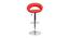 Wade Bar Stool (Red) by Urban Ladder - Front View Design 1 - 466834