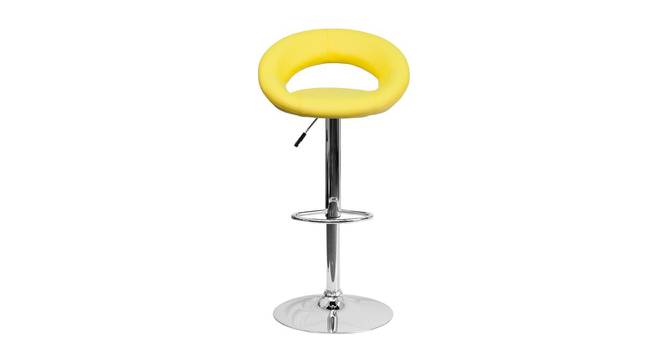 Wade Bar Stool (Yellow) by Urban Ladder - Front View Design 1 - 466837