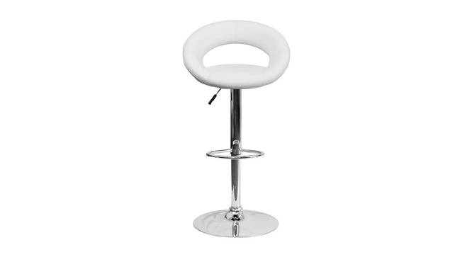 Wade Bar Stool (White) by Urban Ladder - Front View Design 1 - 466838
