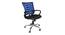 Tubuai Office Chair (Blue) by Urban Ladder - Cross View Design 1 - 466846