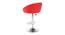 Vida Bar Stool (Red) by Urban Ladder - Design 1 Side View - 466868