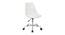 Wallis Office Chair (White) by Urban Ladder - Front View Design 1 - 466923