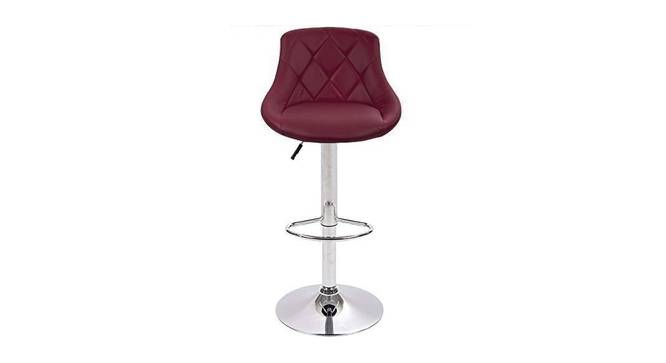 Winston Bar stool (Maroon) by Urban Ladder - Front View Design 1 - 466932