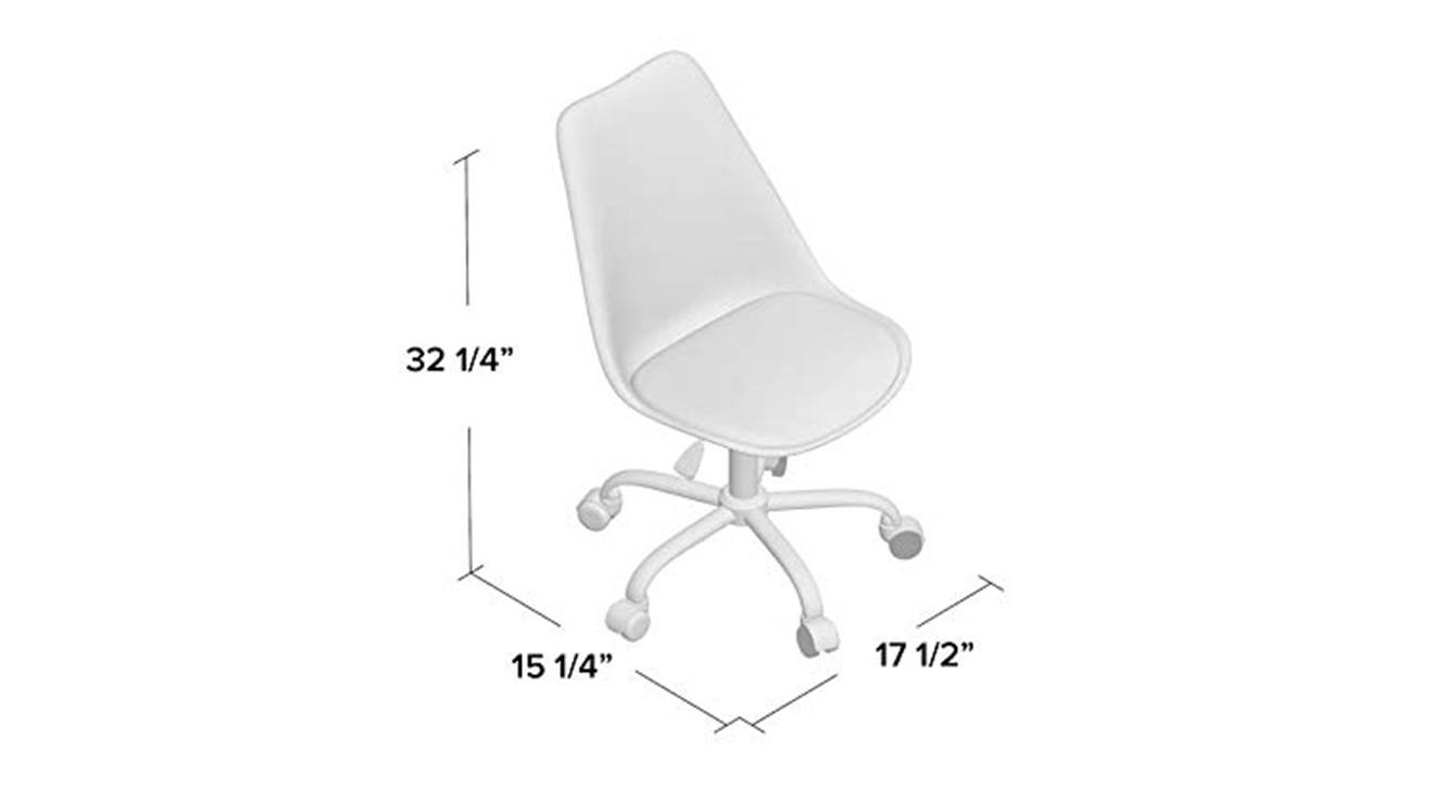 Wallis office chair white 6