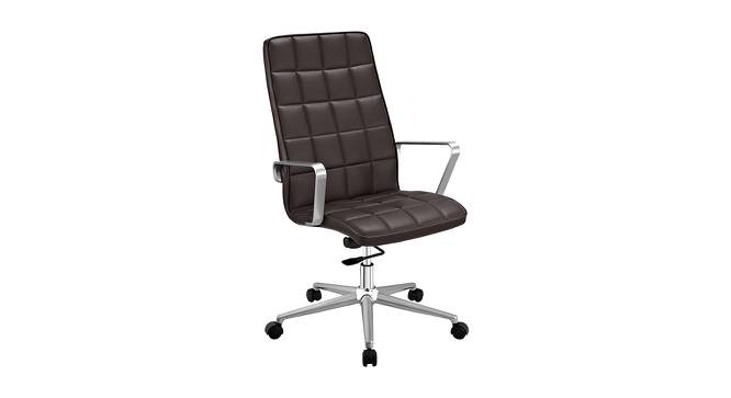 Astin Office Chair (Brown) by Urban Ladder - Front View Design 1 - 467935