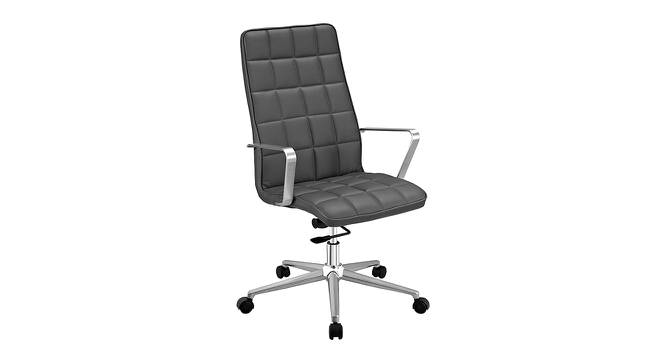 Astin Office Chair (Dark Grey) by Urban Ladder - Front View Design 1 - 467937