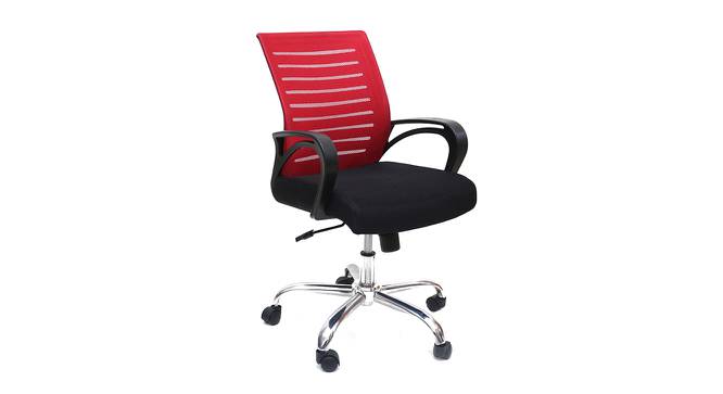 Abelard Office Chair (Red & Black) by Urban Ladder - Cross View Design 1 - 467946