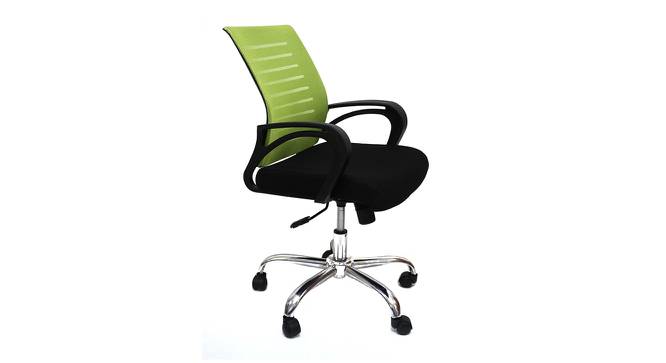 Abelard Office Chair (Parrot Green & Black) by Urban Ladder - Cross View Design 1 - 467947