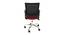 Abelard Office Chair (Black & Red) by Urban Ladder - Design 1 Close View - 467997