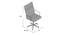 Astin Office Chair (Dark Grey) by Urban Ladder - Design 1 Dimension - 468012