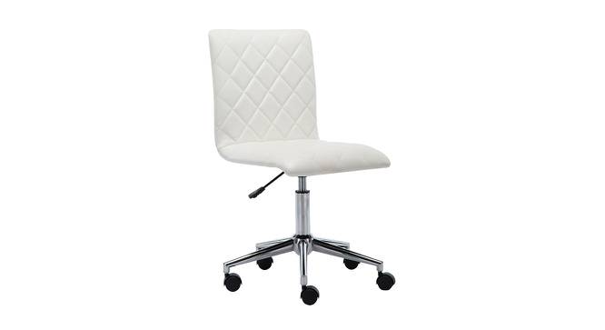 Aure Office Chair (White) by Urban Ladder - Front View Design 1 - 468040
