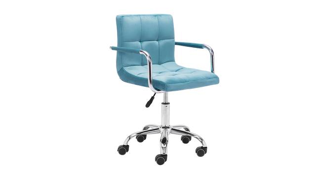 Aymeric Office Chair (Sky Blue) by Urban Ladder - Cross View Design 1 - 468060