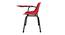 Bernadette Study Chair (Red) by Urban Ladder - Rear View Design 1 - 468082