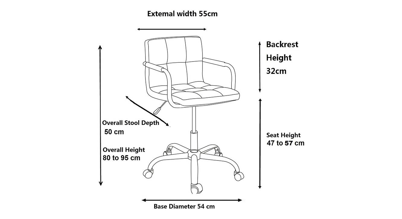 Aymeric office chair dark grey 6