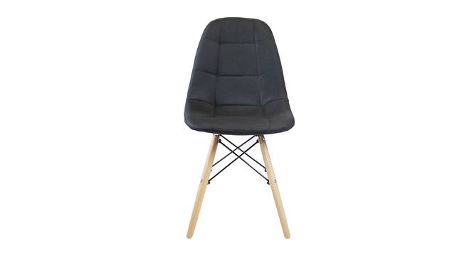 Chaucer Dining Chair (Black) by Urban Ladder - Front View Design 1 - 468145